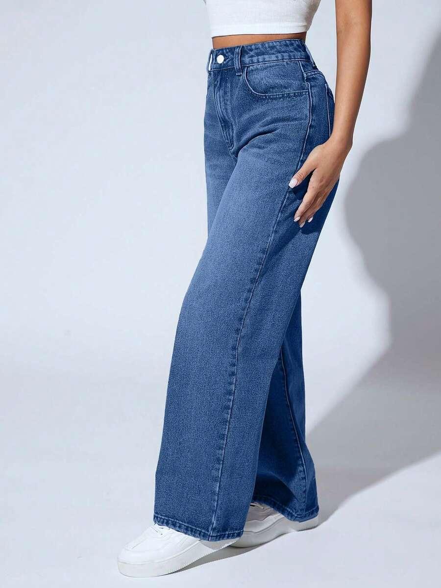 spodnie jeans prosta nogawka