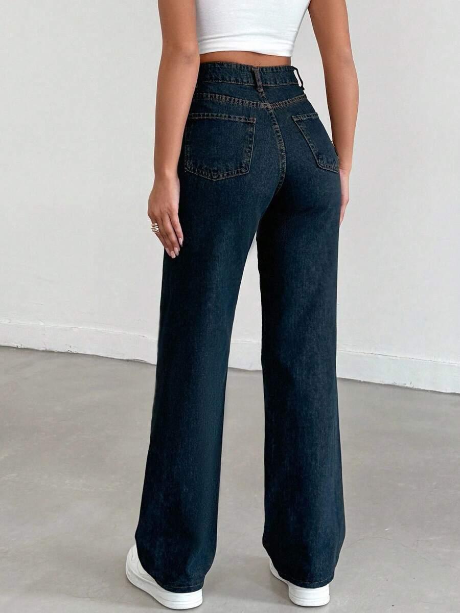 SPODNIE JEANS WYSOKI STAN