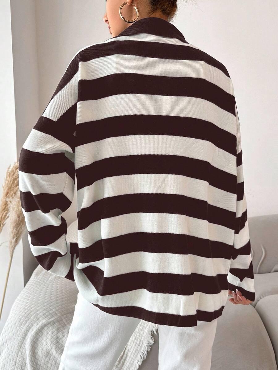 sweter wzór paski
