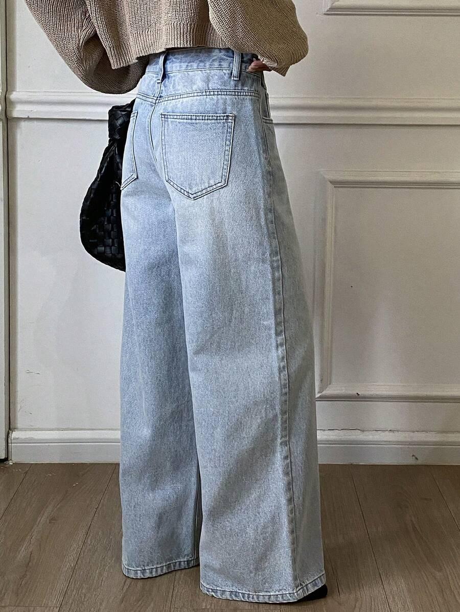 NIEBIESKIE SPODNIE JEANS
