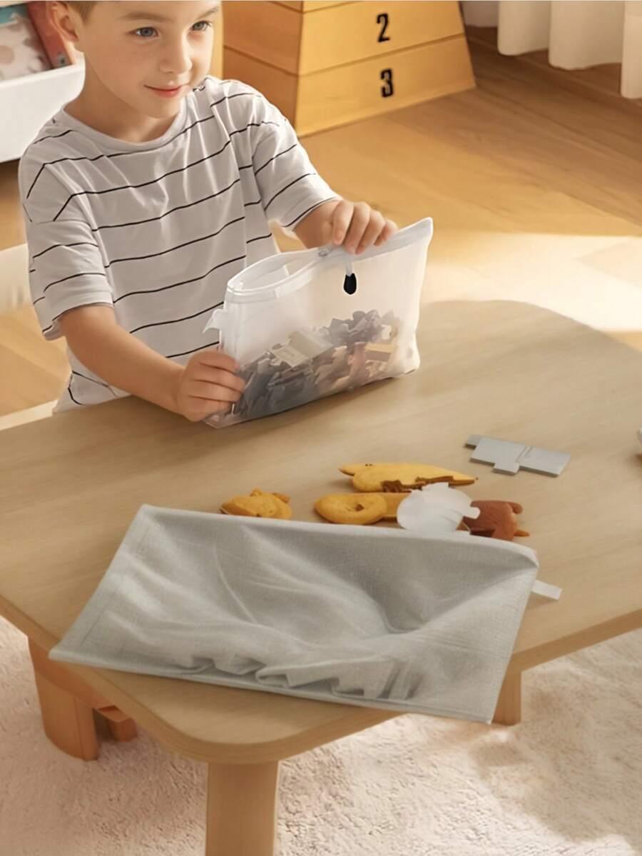 transparentny organizer siateczka zamek 5-pack