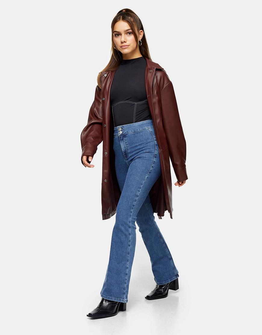 SPODNIE JEANS WYSOKI STAN