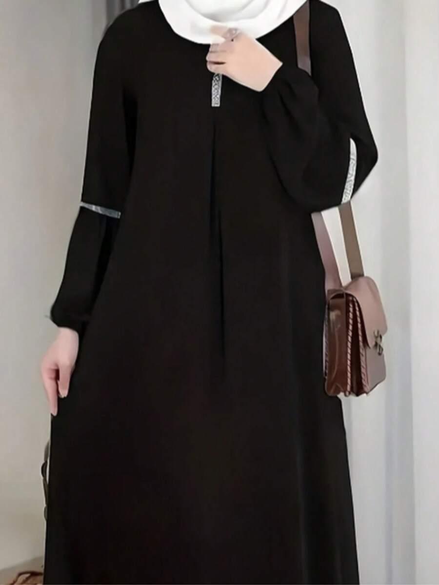 czarna maxi sukienka