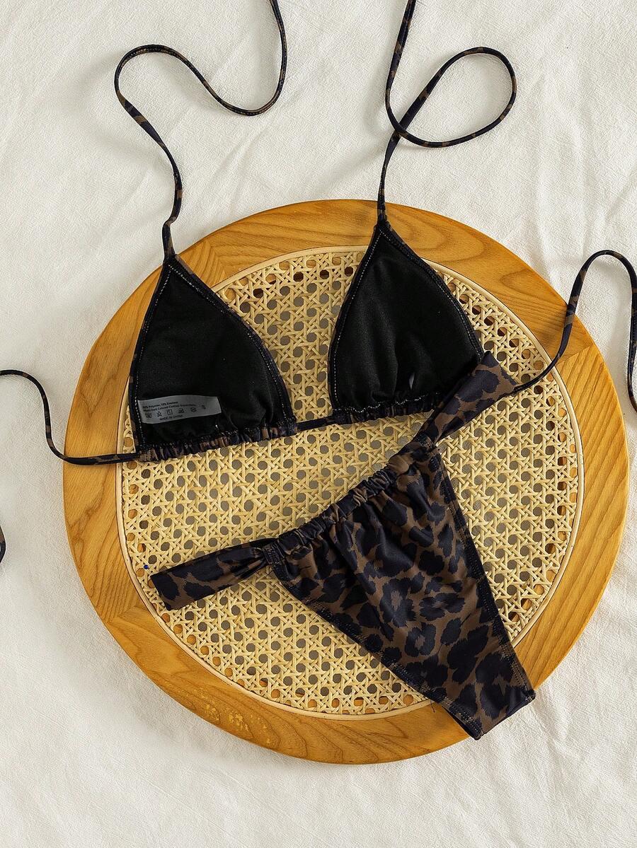 DWUCZĘŚCIOWY STRÓJ KĄPIELOWY ANIMAL PRINT