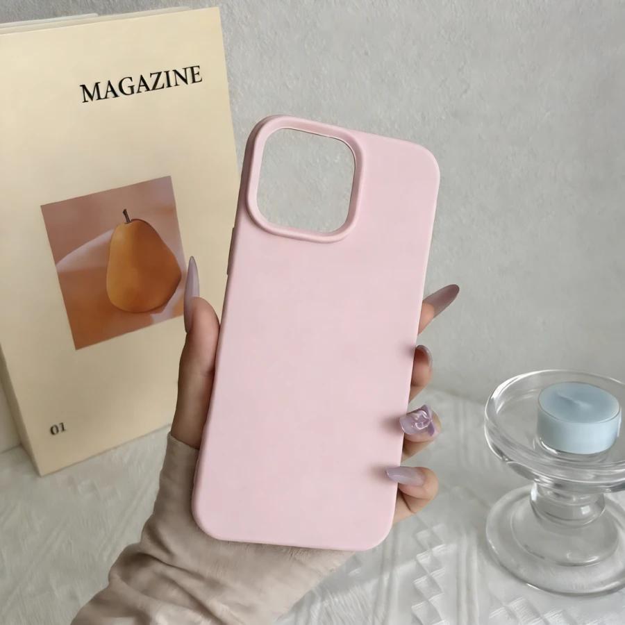 RÓŻOWE ETUI NA TELEFON IPHONE 15 PRO 
