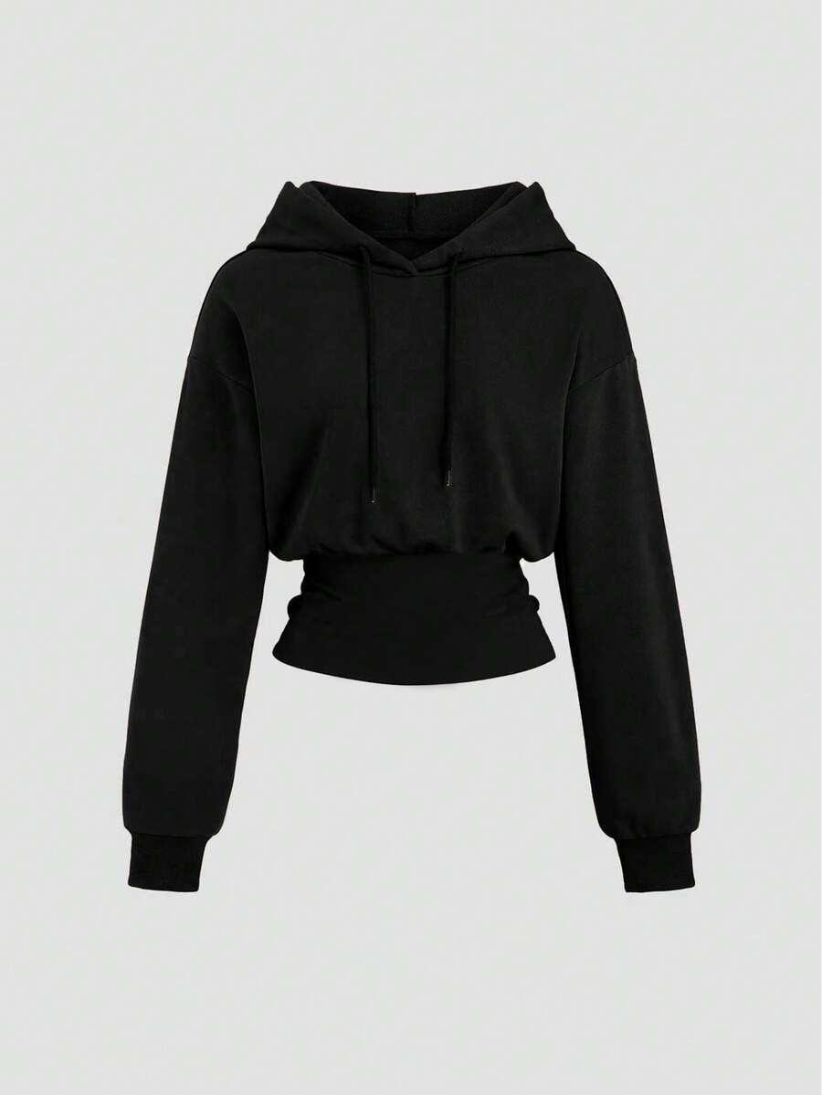 czarna bluza kaptur