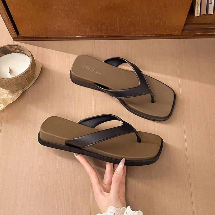 czarne japonki casual