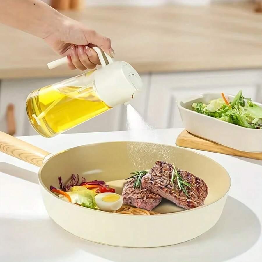 szklana butelka na olej 2w1 470ml