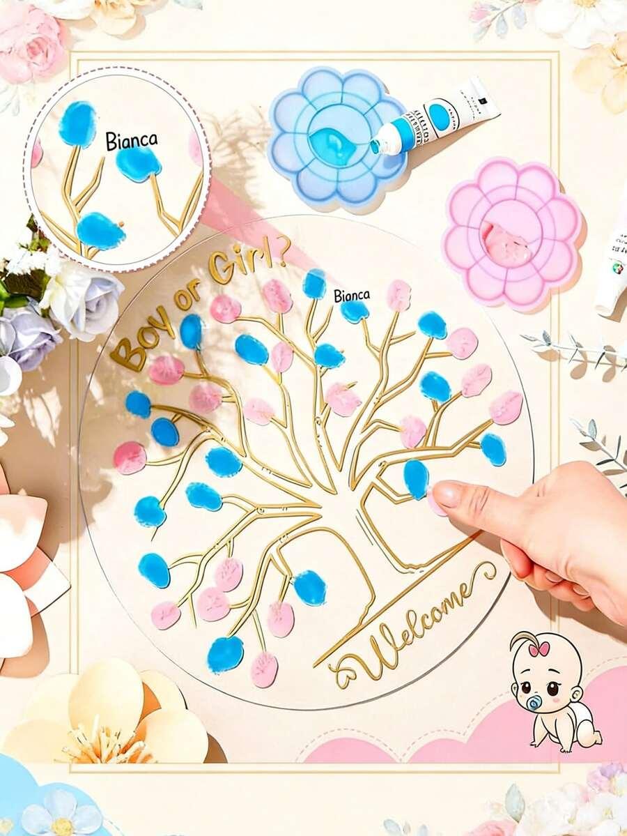DRZEWKO DEKORACJA NA BABY SHOWER