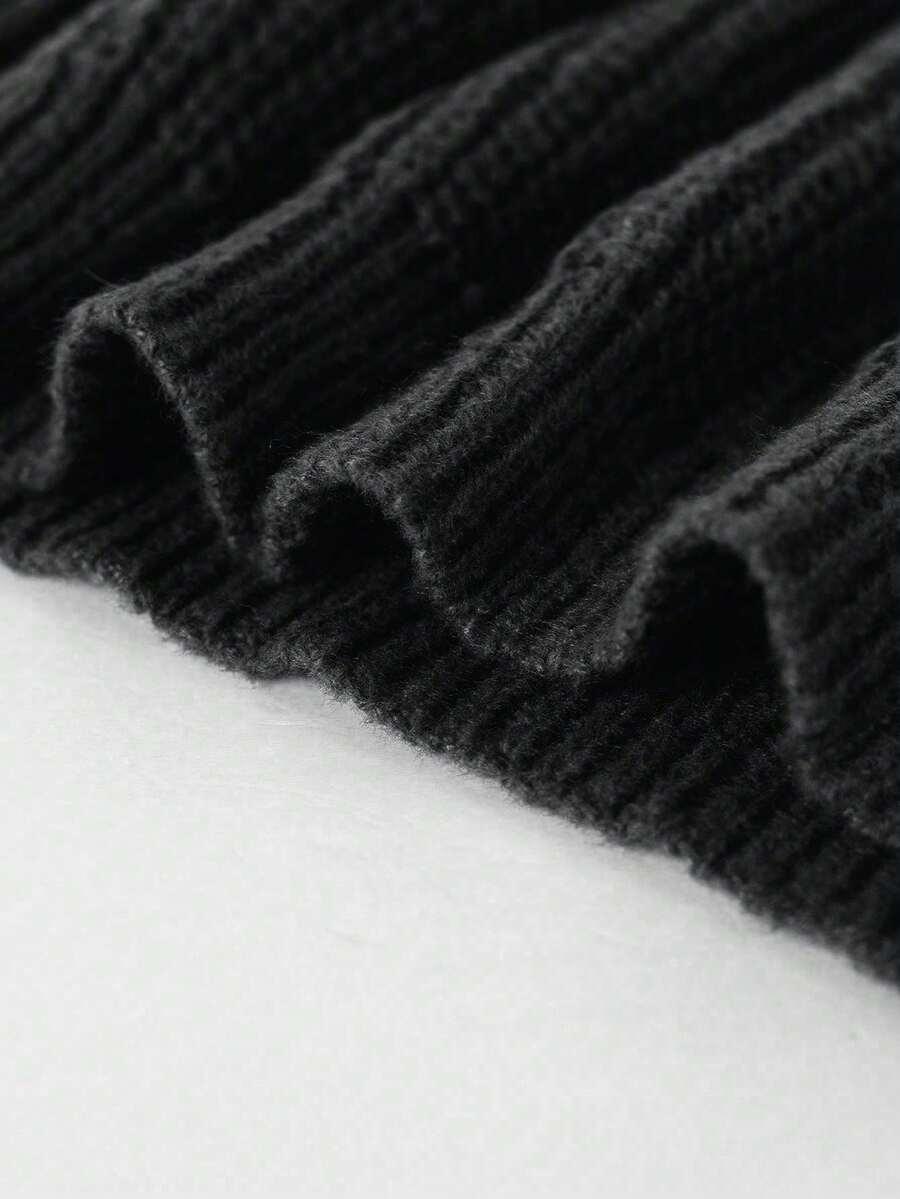 czarny sweter kołnierz zip