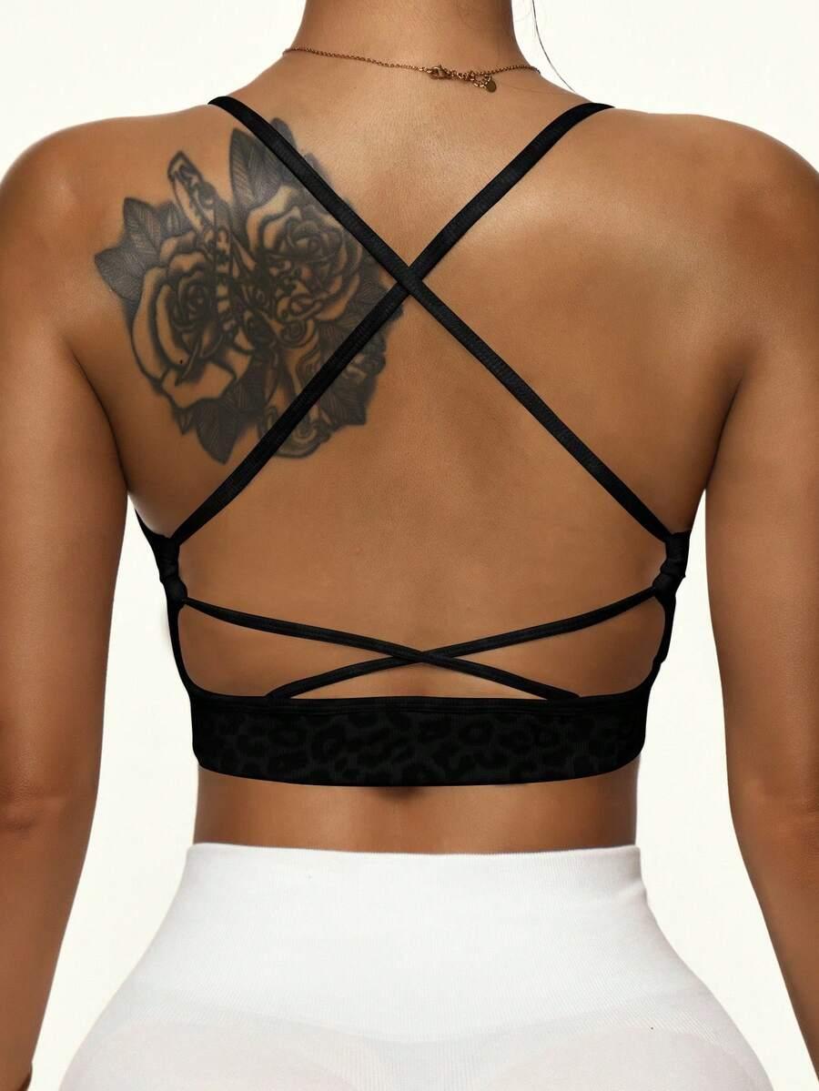 SPORTOWY TOP ANIMAL PRINT 