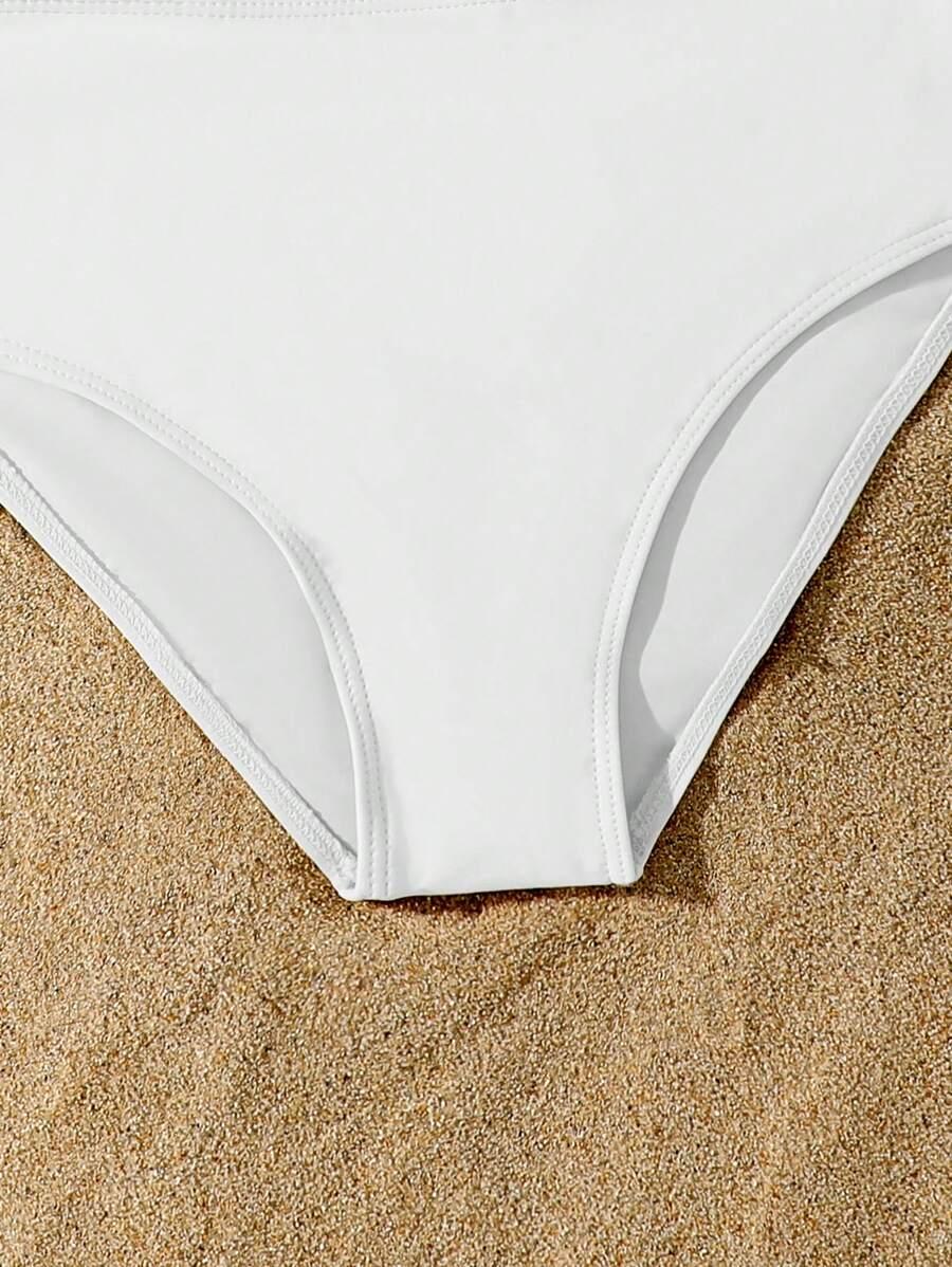 DWUCZĘŚCIOWE BIKINI DAMSKIE Z WIĄZANĄ SPÓDNICZKĄ 