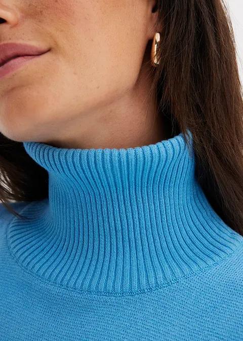 NIEBIESKI SWETER GOLF
