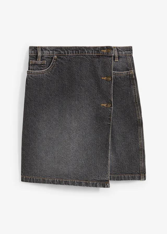 SPÓDNICA JEANSOWA PROSTA MINI 