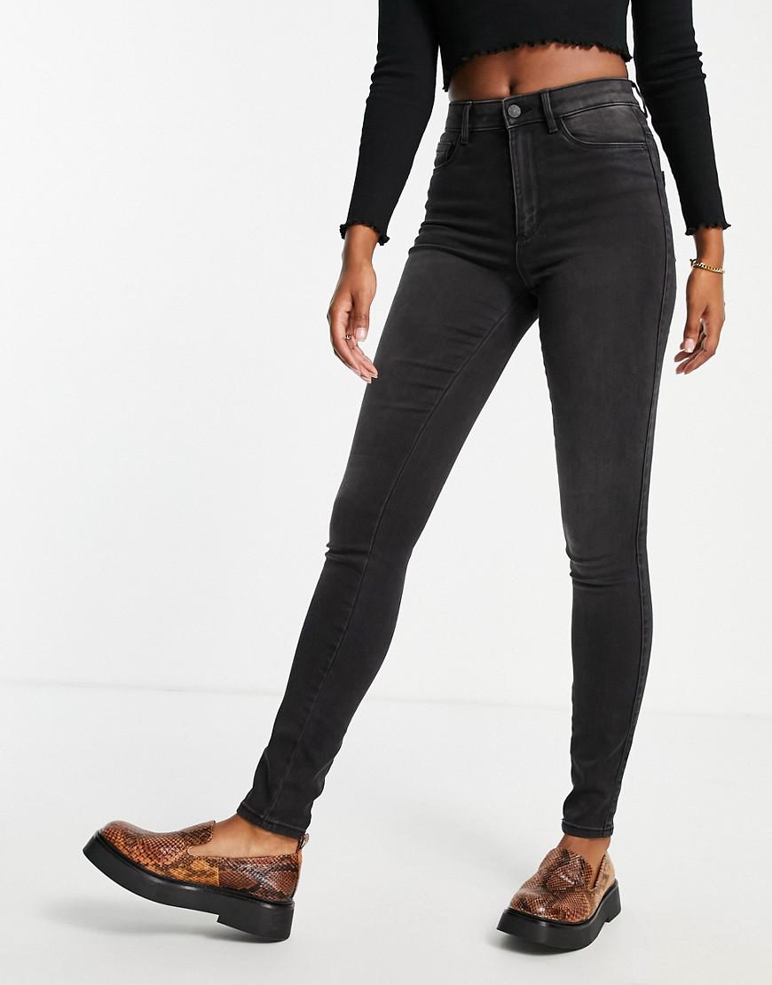 SPODNIE JEANS RURKI WYSOKI STAN