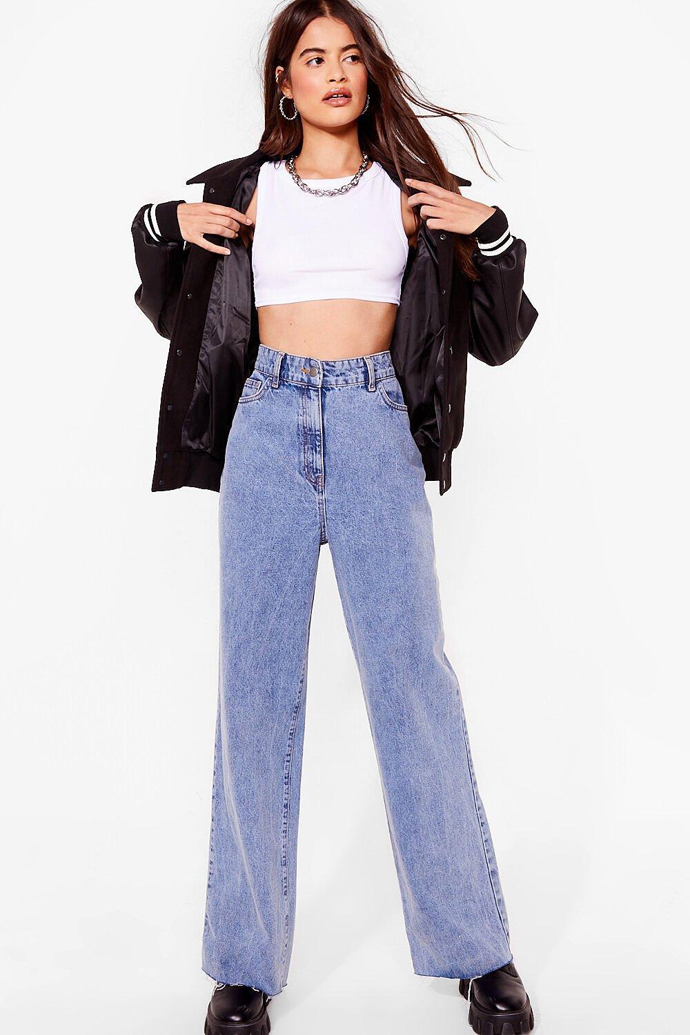 prążkowany crop top 