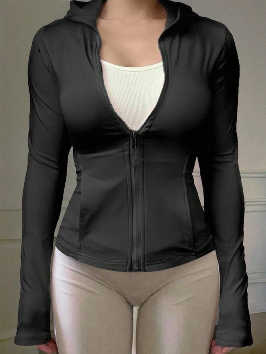 CZARNA BLUZA KAPTUR 