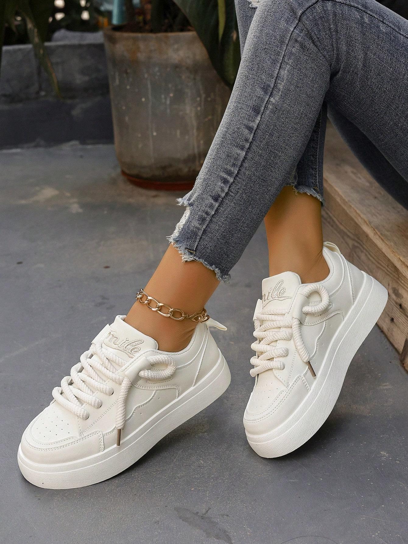 KREMOWE BUTY SPORTOWE