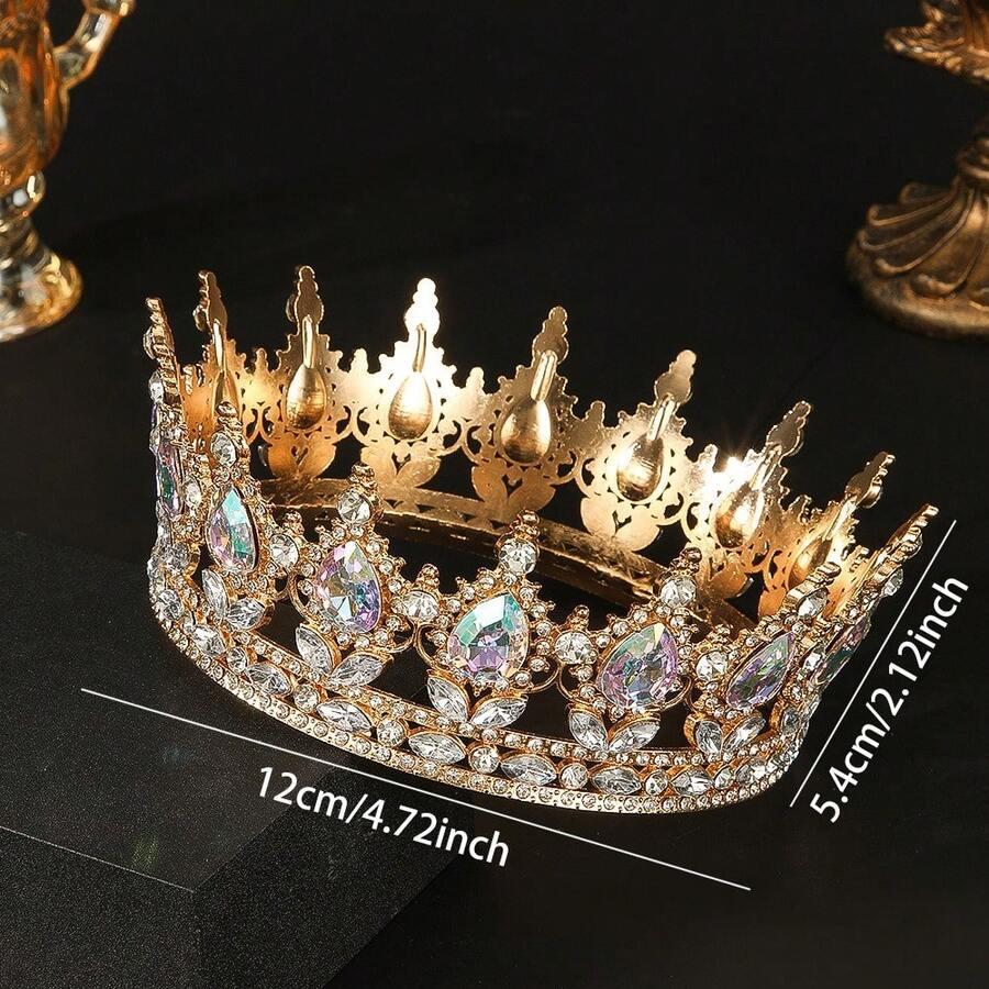 złota korona diadem zdobienia