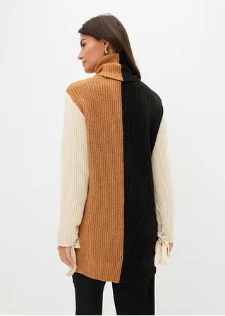 SWETER Z GOLFEM DAMSKI