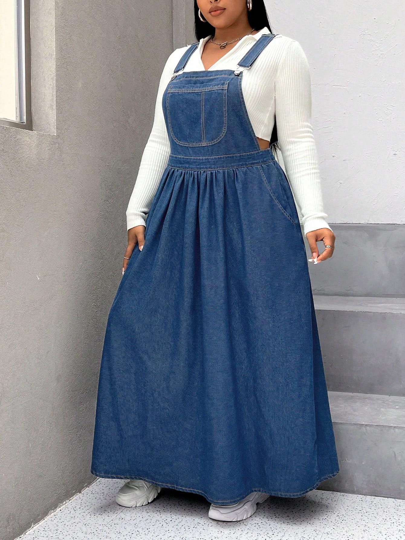 JEANSOWA MAXI SUKIENKA