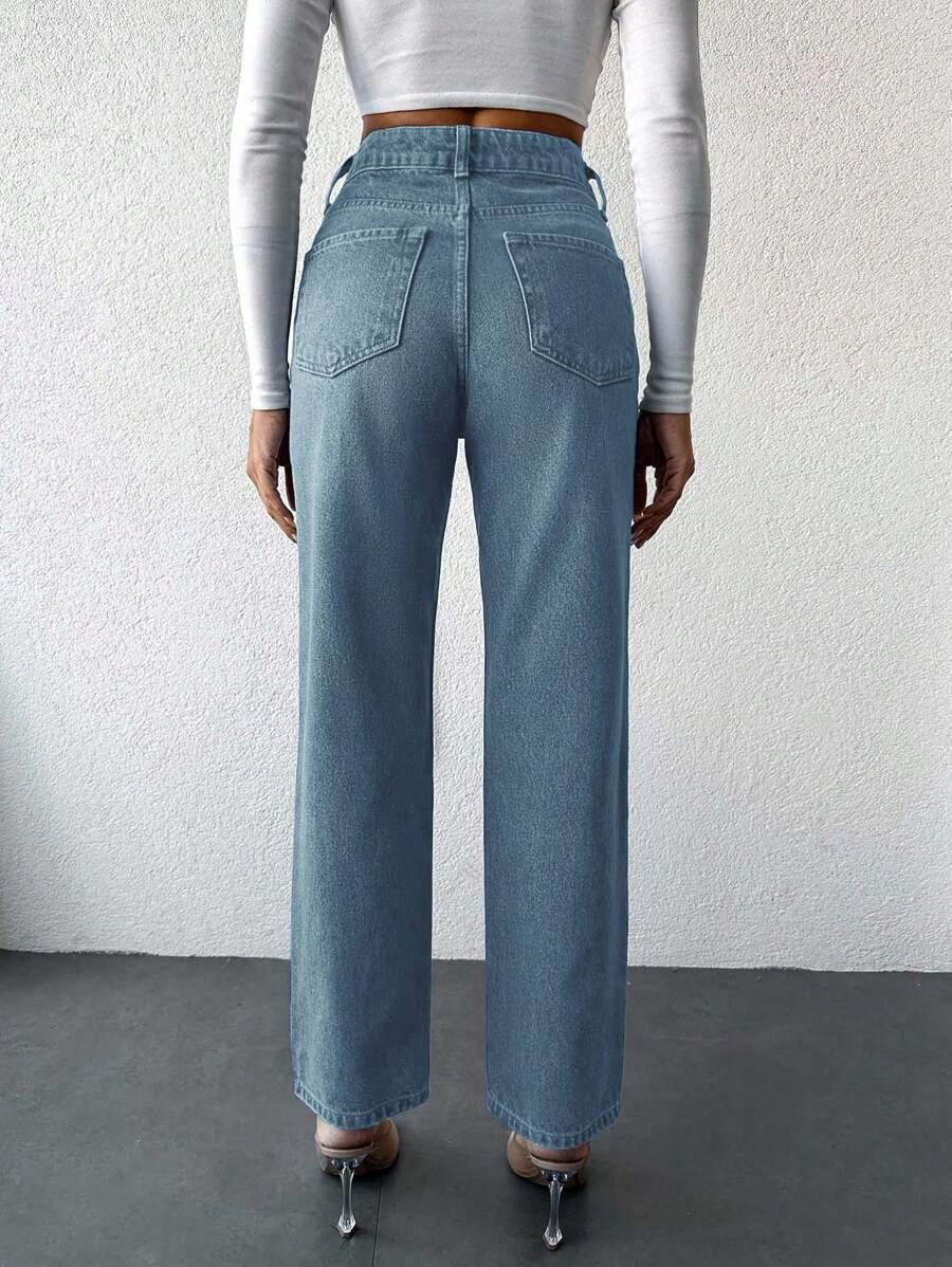 NIEBIESKIE SPODNIE JEANS 