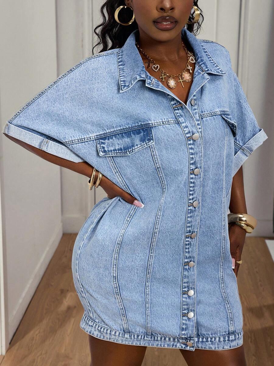 MINI SUKIENKA JEANS 