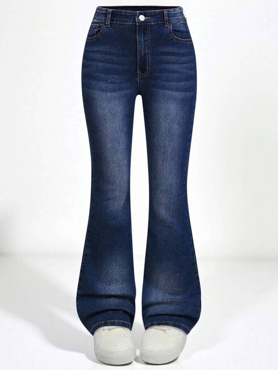 NIEBIESKIE SPODNIE JEANS 