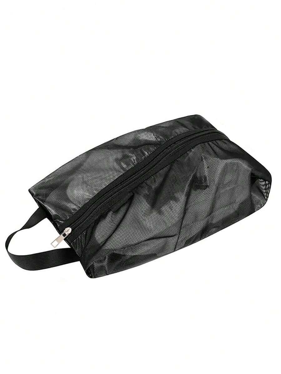 CZARNY worek na buty zip