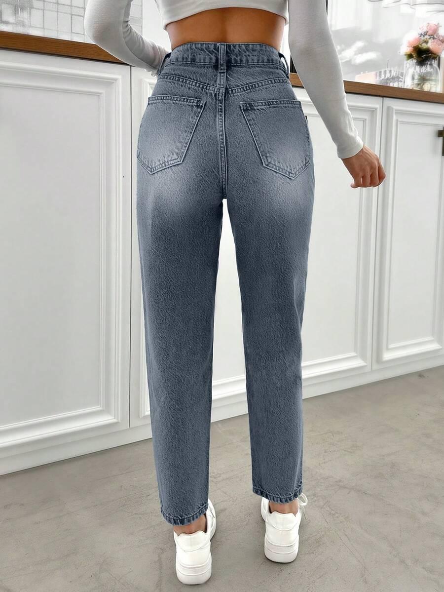 NIEBIESKIE SPODNIE JEANS
