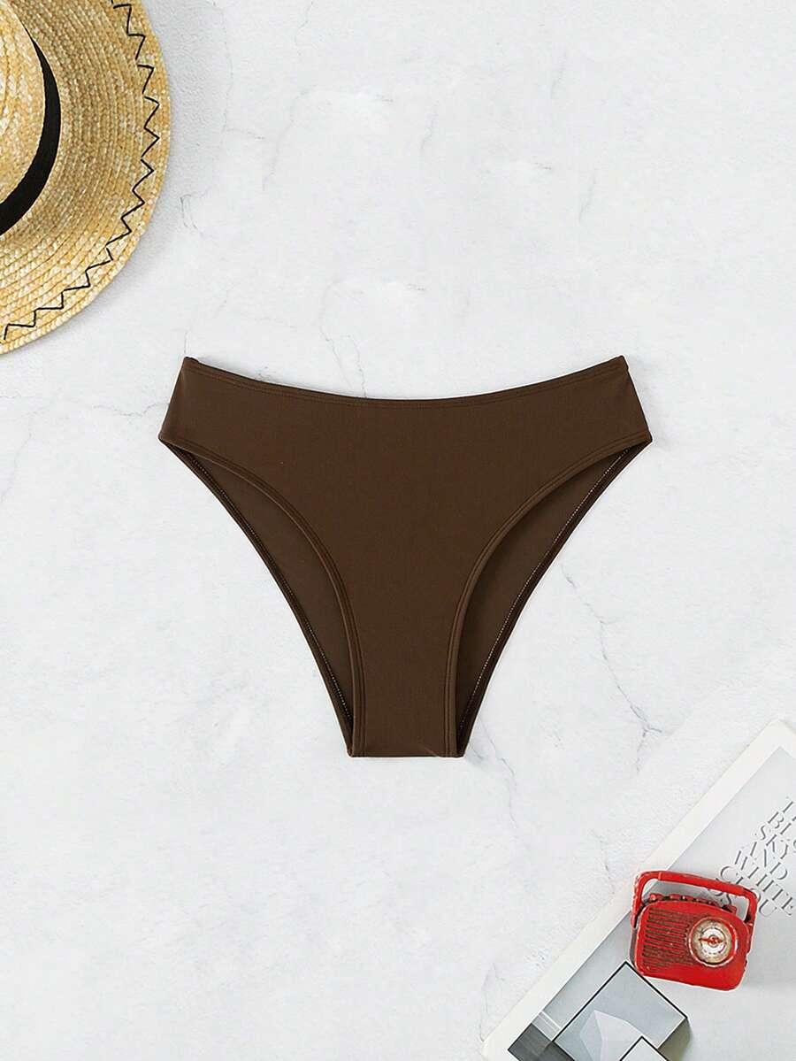 BRĄZOWY DÓŁ OD BIKINI