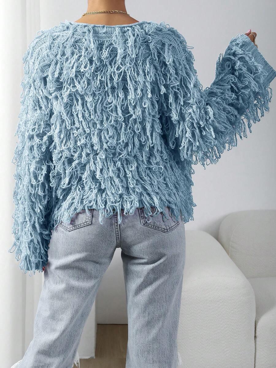 NIEBIESKI SWETER KARDIGAN
