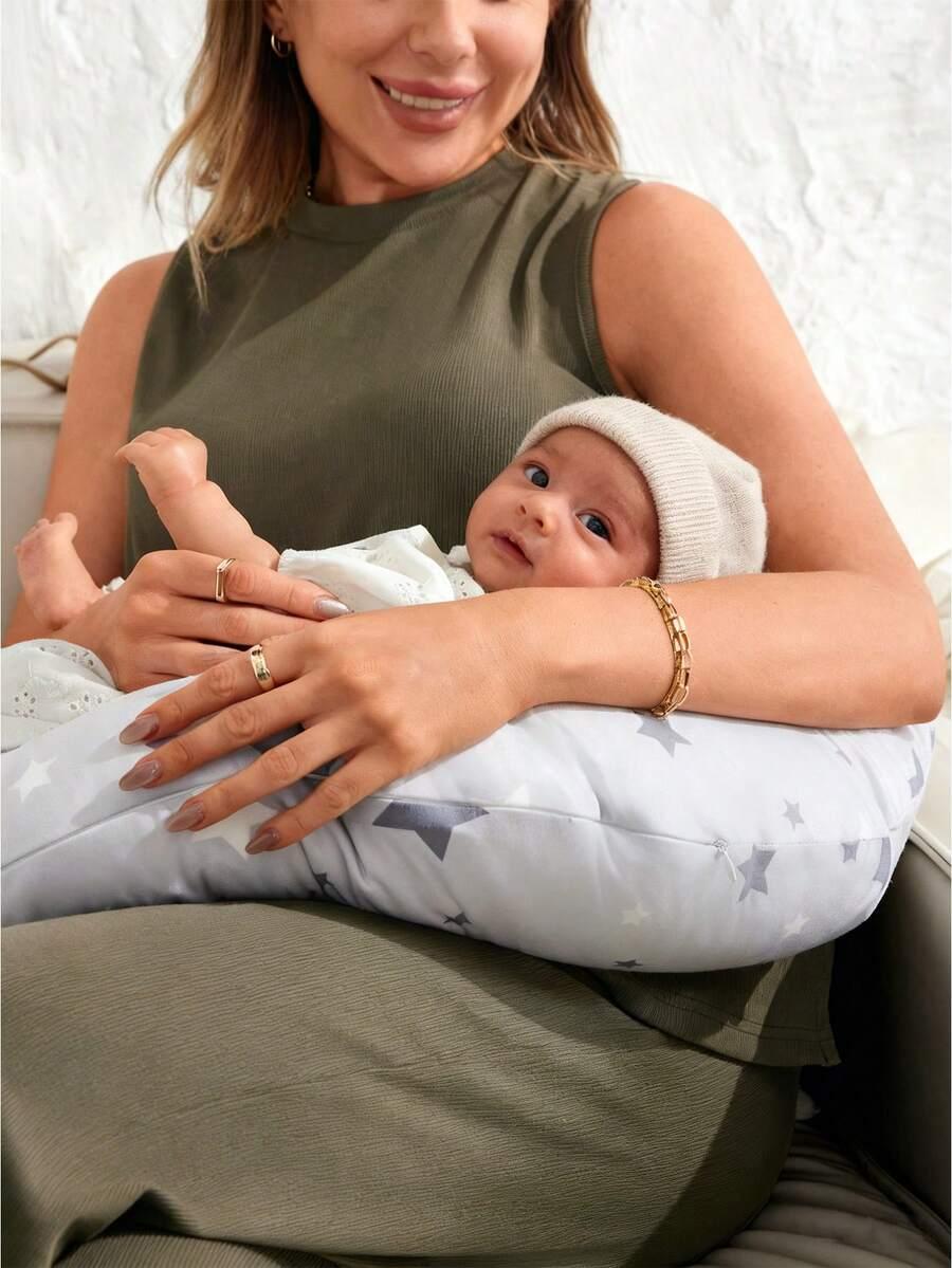 szara poduszka dla niemowląt