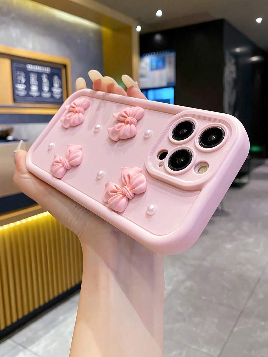 różowe etui na telefon iphone 14 pro 