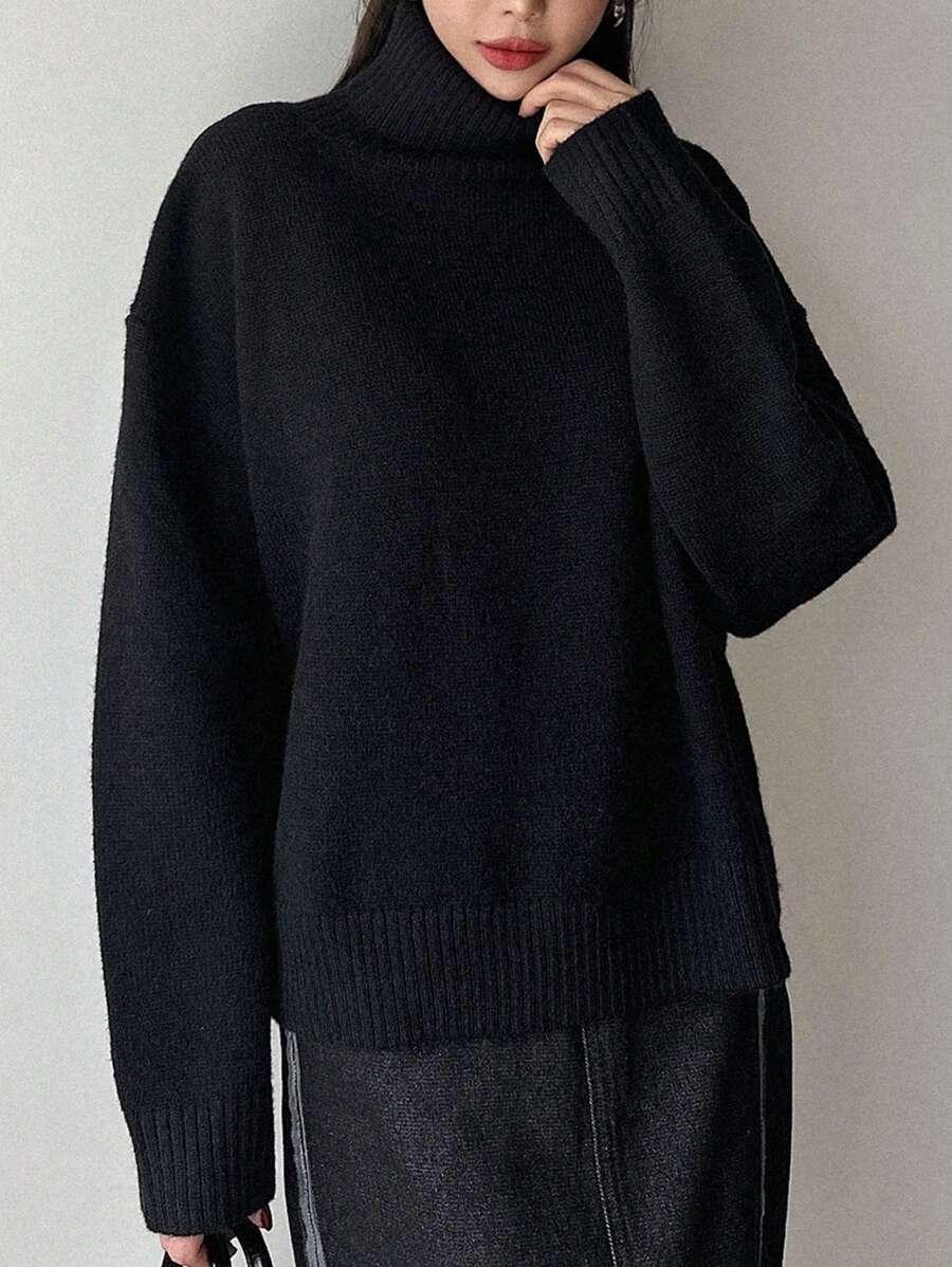 CZARNY SWETER GOLF