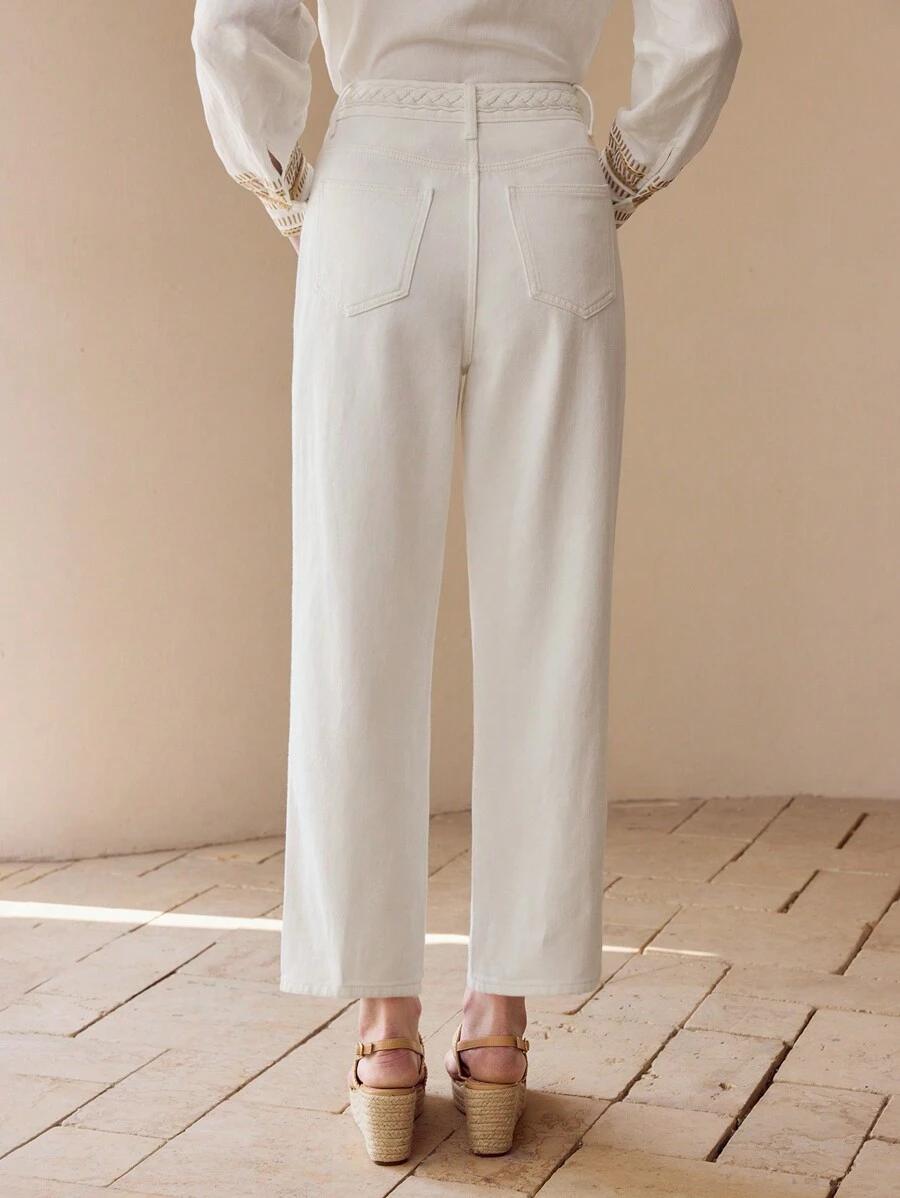 JEANSY DAMSKIE STRAIGHT LEG WYSOKI STAN