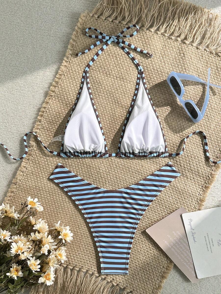 DWUCZĘŚCIOWE BIKINI W PASKI