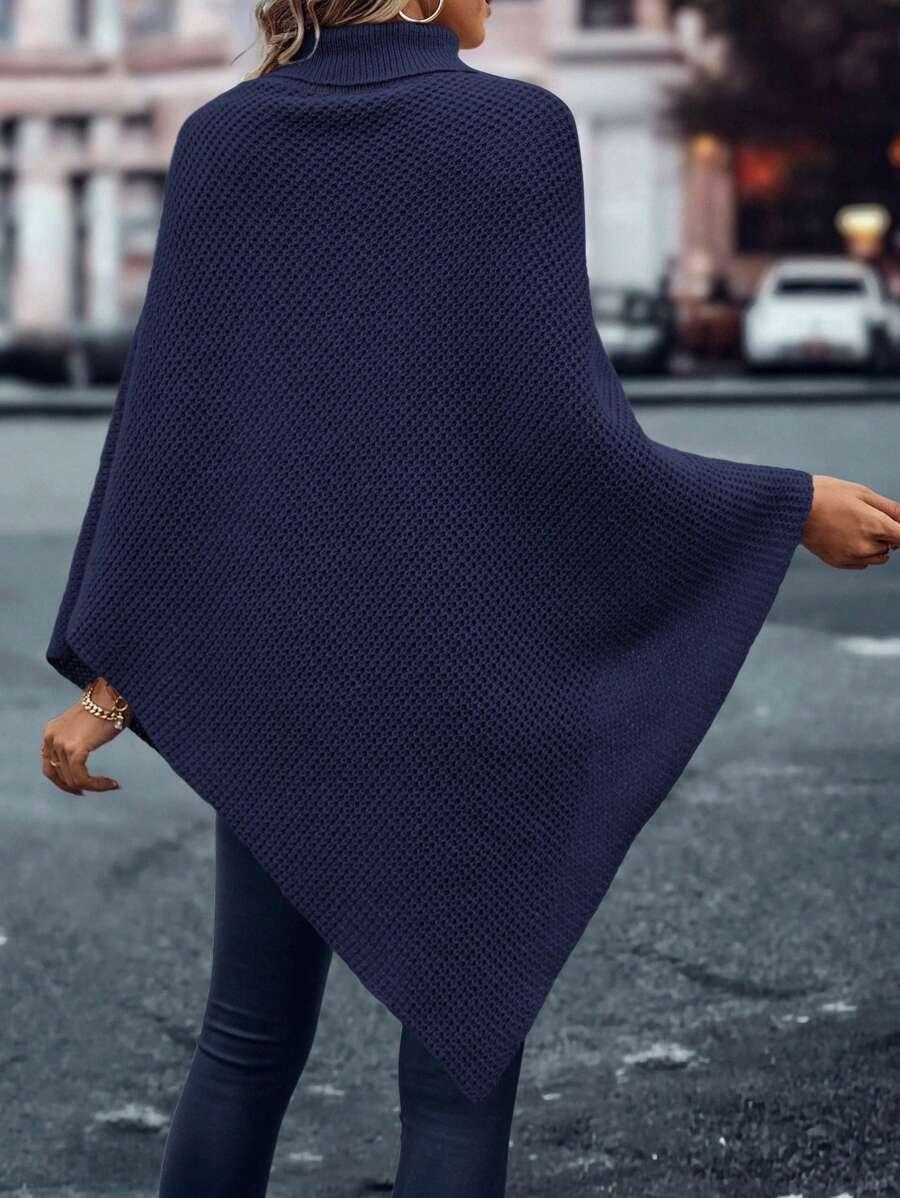 granatowy sweter narzutka