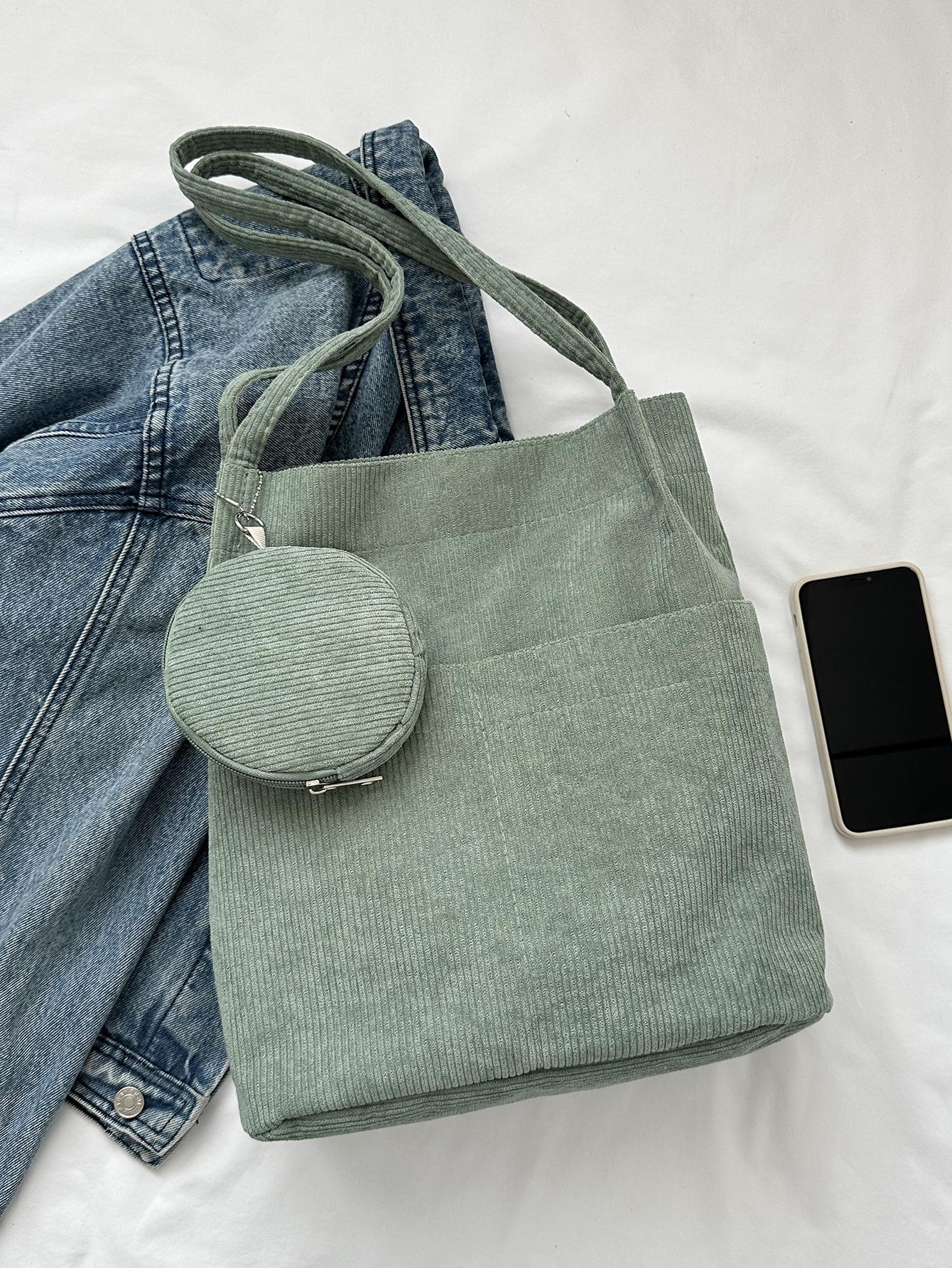 miętowa torebka shopper