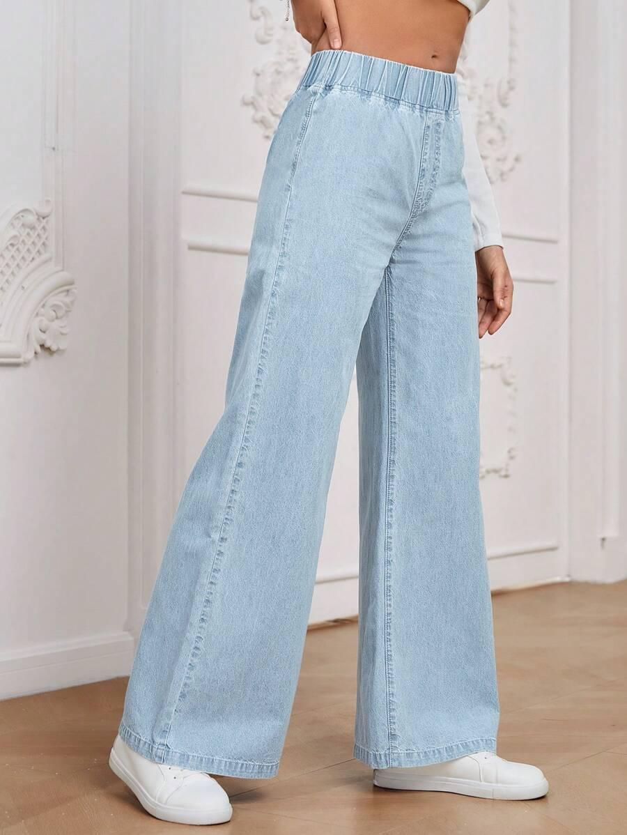 SPODNIE JEANS WYSOKI STAN