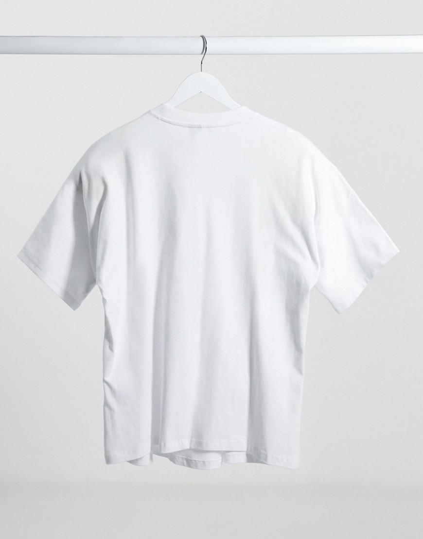 BIAŁY T-SHIRT ciążowy casual