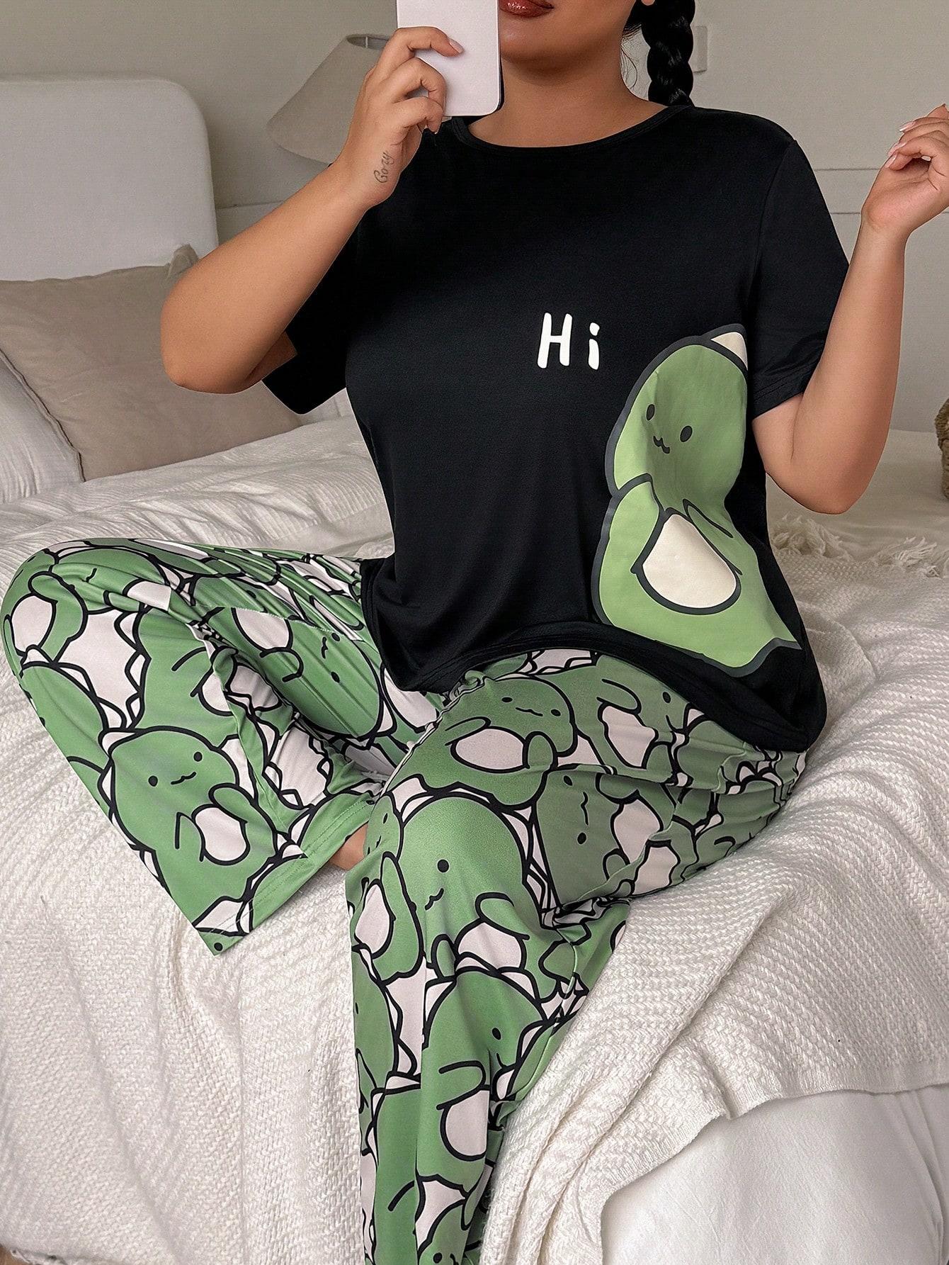 czarny T-SHIRT print 