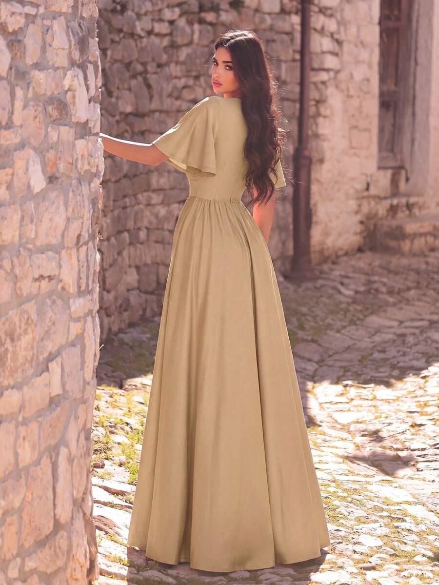 maxi sukienka v-neck