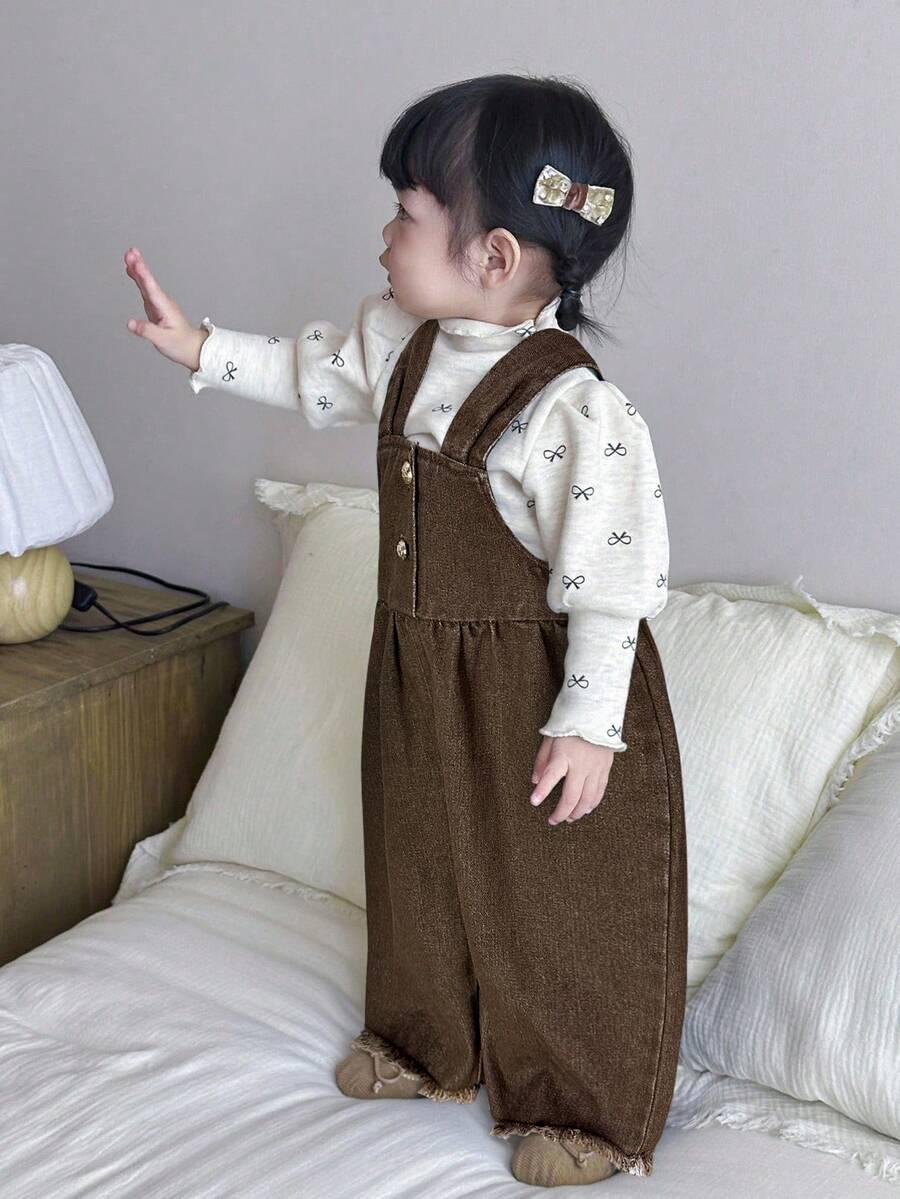  brązowe OGRODNICZKI JEANS