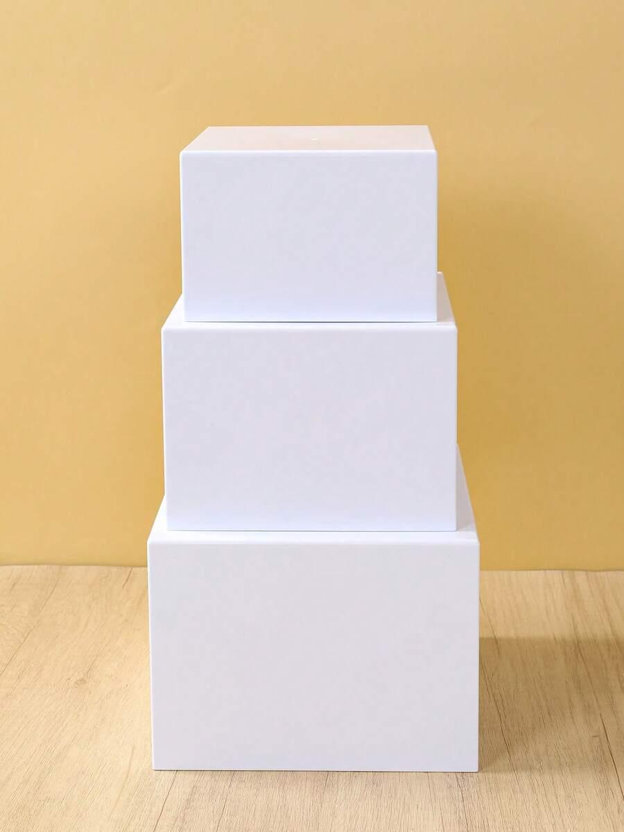 białe podstawki pod ciasta 3-pack