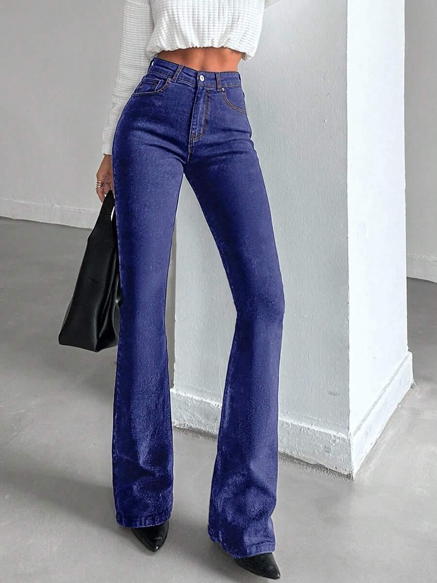 NIEBIESKIE SPODNIE JEANS