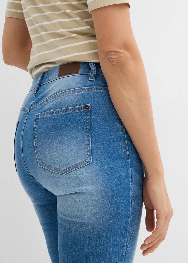 SPODNIE JEANSOWE 7/8