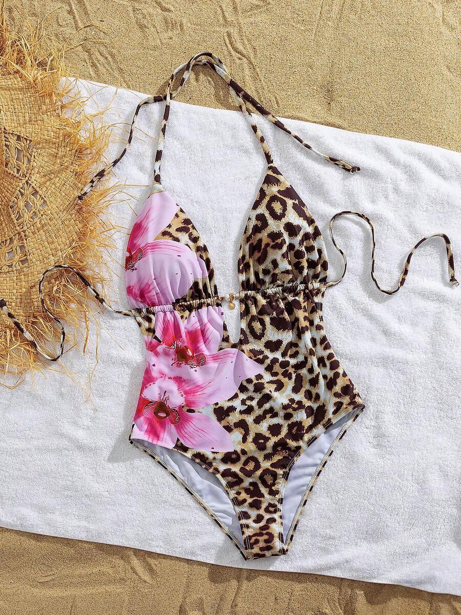 JEDNOCZĘŚCIOWY STRÓJ KĄPIELOWY ANIMAL PRINT