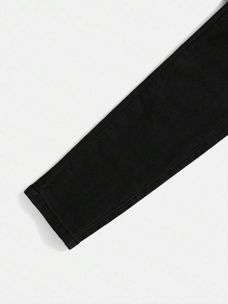CZARNE spodnie JEANS 
