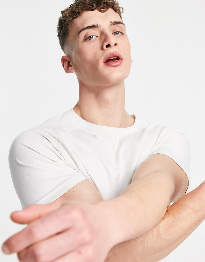 BIAŁY T-SHIRT KRÓTKI RĘKAW
